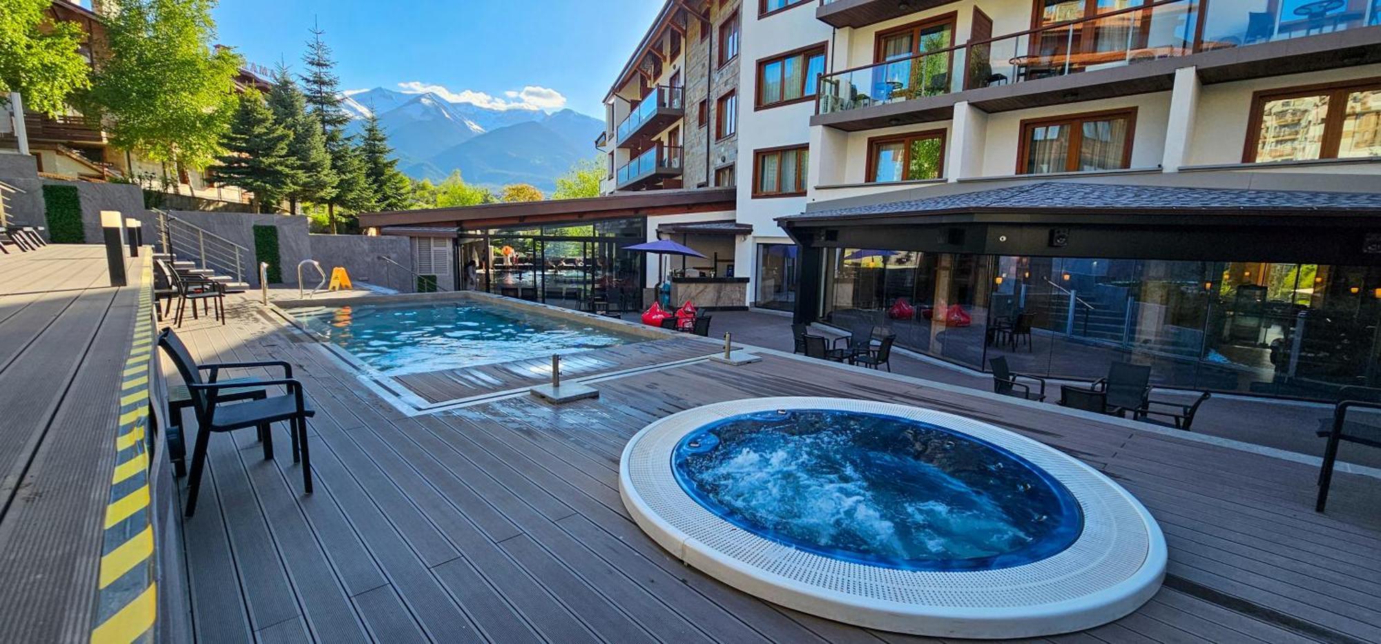 Apartmanica Double Room Apartment 101-12, Big Terrace, St Ivan Rilski 4 Star Spa Resort, Bansko Exteriör bild