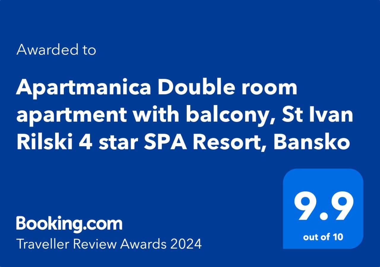 Apartmanica Double Room Apartment 101-12, Big Terrace, St Ivan Rilski 4 Star Spa Resort, Bansko Exteriör bild