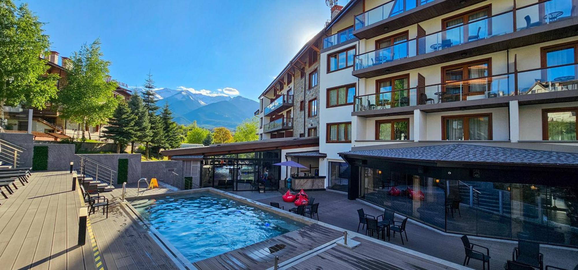 Apartmanica Double Room Apartment 101-12, Big Terrace, St Ivan Rilski 4 Star Spa Resort, Bansko Exteriör bild